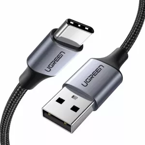 USB кабель Ugreen 60127 USB 2.0 1.5м USB A на USB C черный