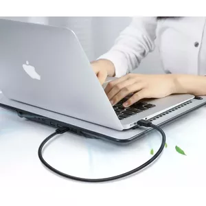 USB cable UGREEN USB-A to USB-A 2 m Black, model 10371, 2.0 data connection
