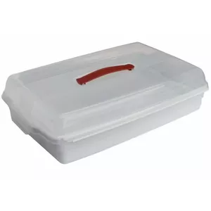 Cake transport box Curver rectangular 45 x 29.5 x 11.1 cm, white