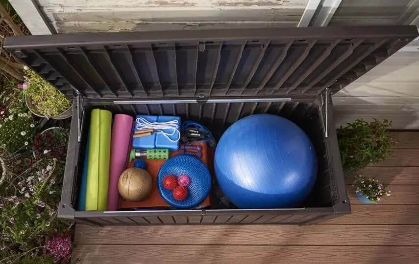 Storage box Keter Rockwood Deck Box Photo 7