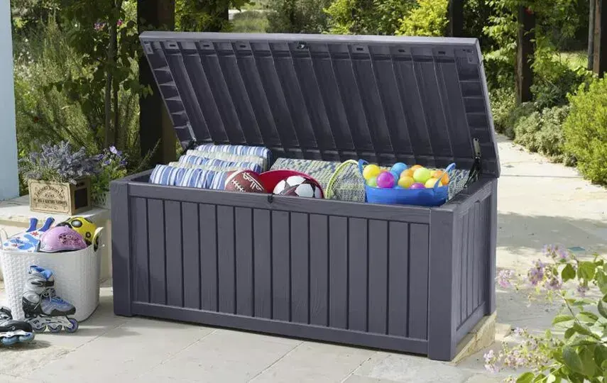 Storage box Keter Rockwood Deck Box Photo 8