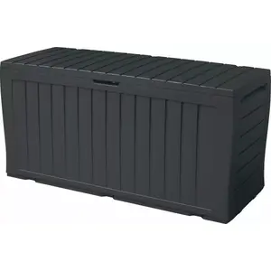 Storage box Keter Marvel Plus — outdoor deck box, 270 L capacity, grey