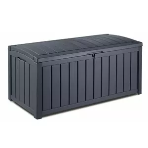 Садовый ящик-скамейка Keter Glenwood Storage Box 390 L серый