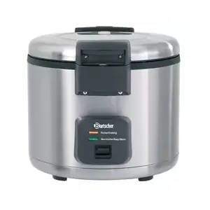 Rice cooker Bartscher A150513 — 8 L capacity, 1950 W, lever control, black/silver