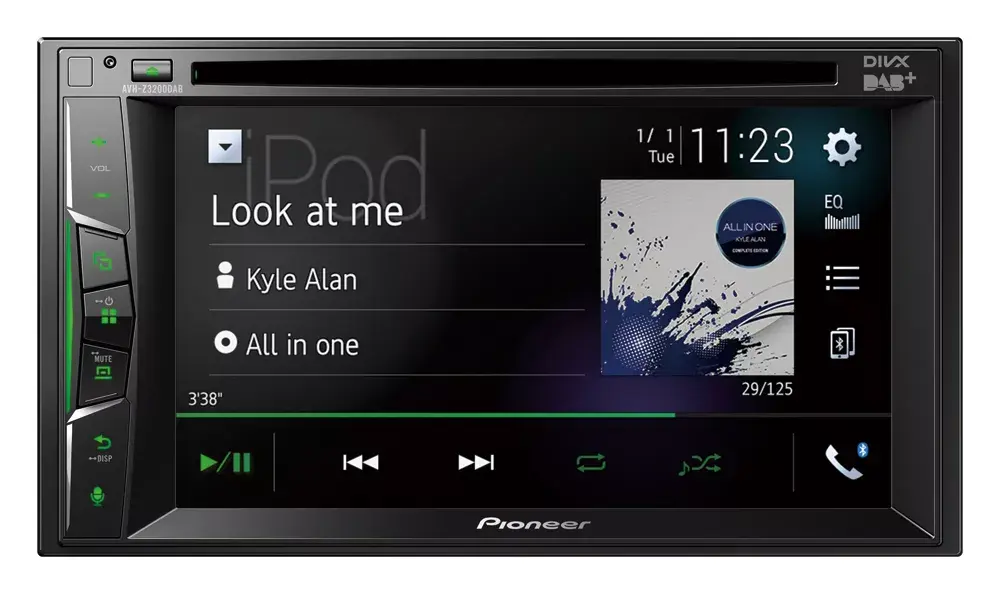 Auto mediju uztvērējs Pioneer AVH-Z3200DAB Photo 2