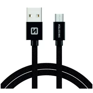 USB Cable Swissten 71522201 1.2m USB A Micro-USB B Black