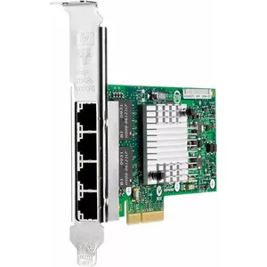 HP NC365T četru portu gigabitu RJ45 Ethernet servera adapteris 593743-001