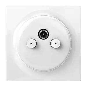 Fibaro Walli N kontatkligzda R/TV+SAT Balts