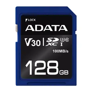Memory Card ADATA 128GB SDXC UHS-I ASDX128GUI3V30S-R