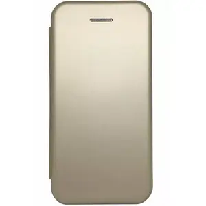 Grāmatiņas maciņš Evelatus priekš Huawei P Smart 2019, zelta — pārklājs ar karšu kabatu