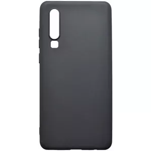 Силиконовый чехол Evelatus для Huawei P30, soft-touch TPU, чёрный