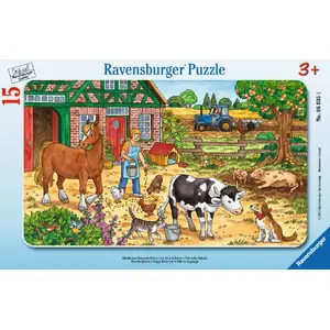 Пазл Ravensburger 15 деталей — мультфильмы, возраст от 3 лет