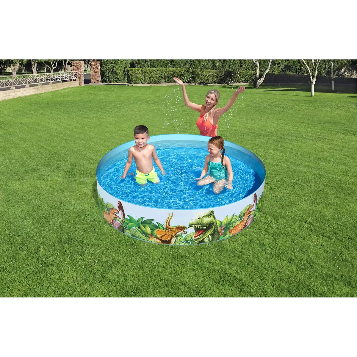 Каркасный бассейн Bestway Fill 'n full Dinosauros Photo 4
