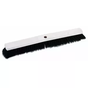 Broom Cimco 143026 Indoor Soft Hard bristle Black White