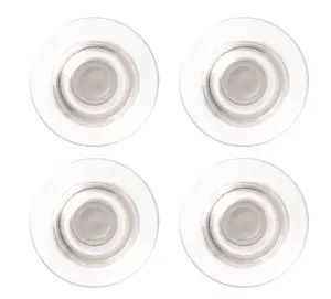 Board magnet NOBO 1904116, transparent, 32×32 mm, pack of 4
