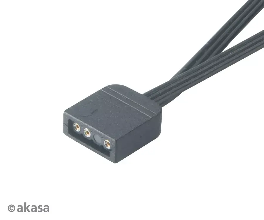 Adresējams RGB LED sadalītājs Akasa AK-CBLD08-12BK Photo 2