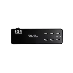 Leba NoteCharge 5 Ports, USB-A (Schuko plug), 12 watts available per device, USB 2.0