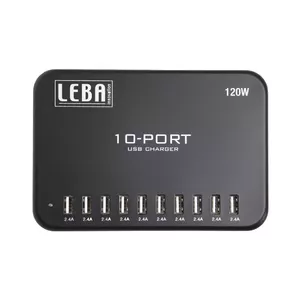 Leba NoteCharge 10 Ports, USB-A (Schuko plug), 12 watts available per device, USB 2.0