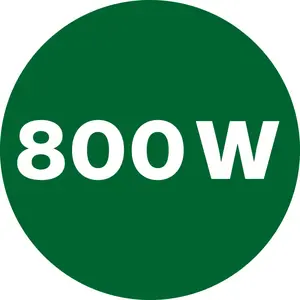 Powerful 800 W motor for great results