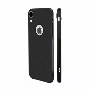 Чехол GreenGo для iPhone XR — Carbon Matt Black защитный корпус