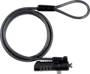 Troses slēdzene monitoriem Gearlab GLB220102 1.8 m ar kodu melna