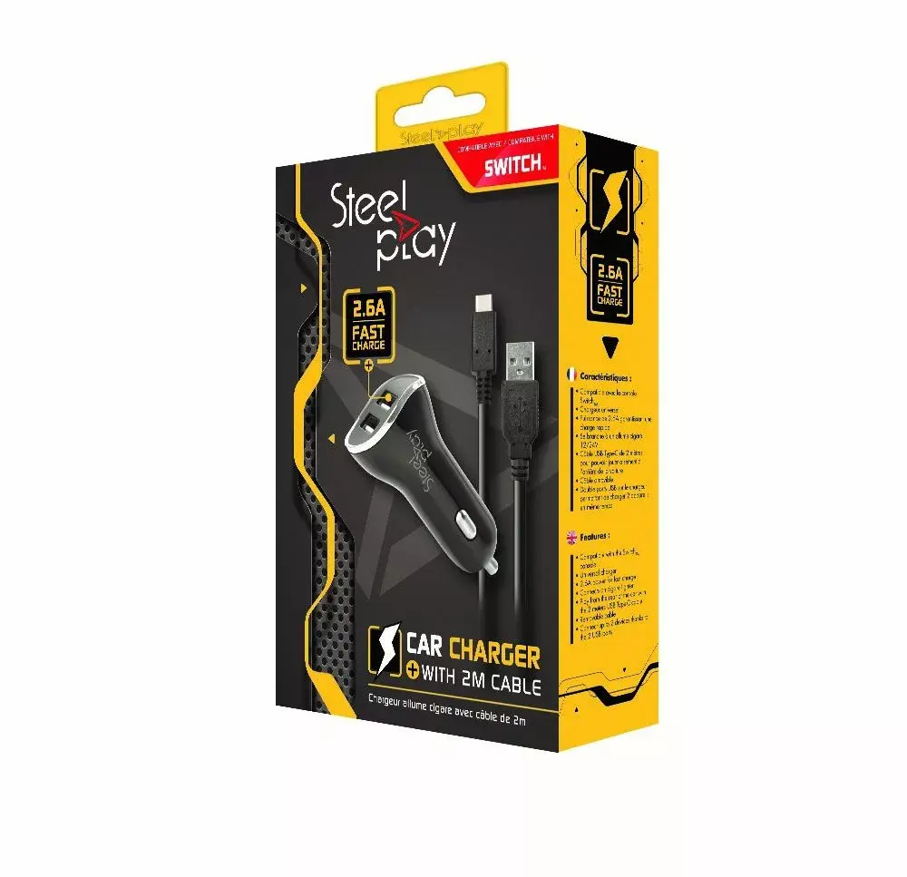 Авто зарядка Steel Play JVASWI00025 для консолей Photo 2