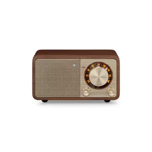 Sangean UKW Tischradio WR-7 Genuine Mini BluetoothÂ® wiederaufladbar Kirsch (A500407)