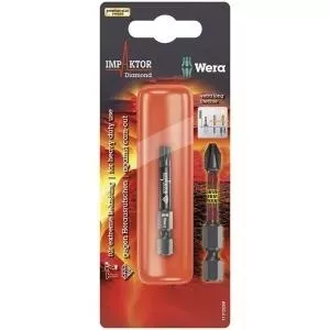 Screwdriver Bit Wera Torx T25 867/4 IMP DC SB — alloy steel, diamond coated