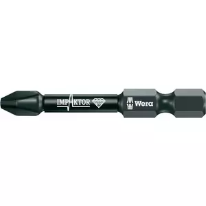 Screwdriver Bit Wera PH 2 851/4 IMP DC SB Diamond Coated, Phillips PH2, length 1/4" drive