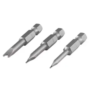 Screwdriver bit Wolfcraft 50 mm, security hex (imperial), 1 pc, 1/4" (25.4/4 mm) hex shank