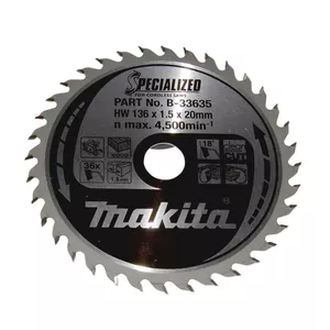 Circular saw blade Makita B-33635 13.6 cm