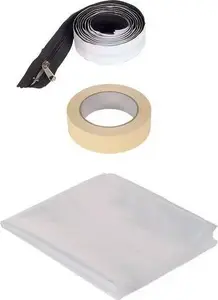 Door Sheet for Dust Protection Wolfcraft Tape & Zip Door 4005000 – temporary doorway covering