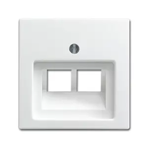Wall plate / switch cover Busch-Jaeger 1753-0-0226 White, conventional design, single pack
