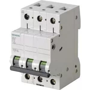 Siemens 5SL4306-6 Miniature Circuit Breaker, 3-Pole, 6A, 400V