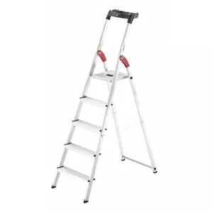 Step ladder Hailo L60 Aluminium Black Red