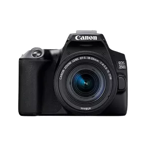 Canon EOS 250D + EF-S 18-55mm f/4-5.6 IS STM SLR Camera Kit 24.1 MP CMOS 6000 x 4000 pixels Black