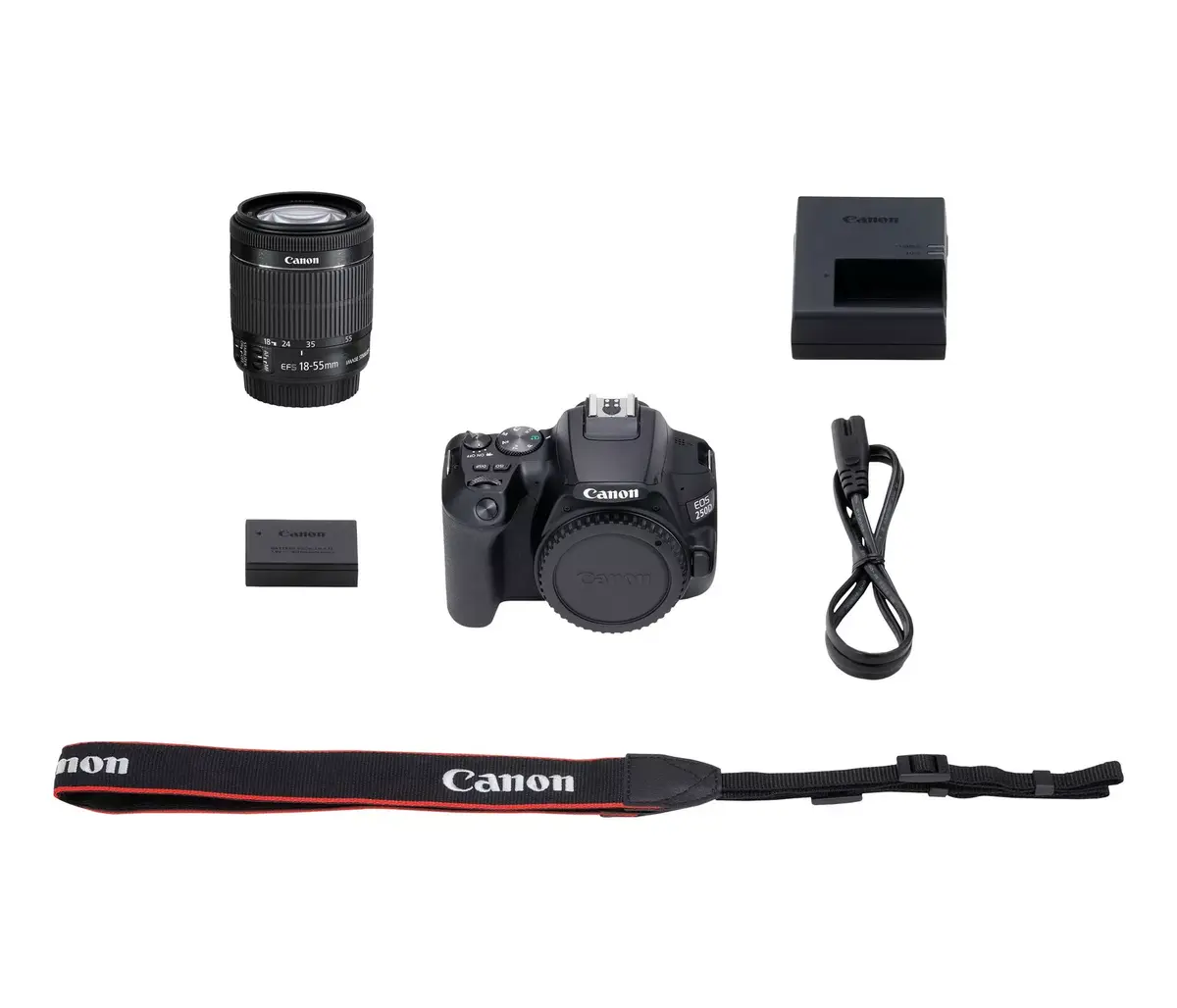 SLR Canon EOS 250D komplekts 18–55mm Photo 11