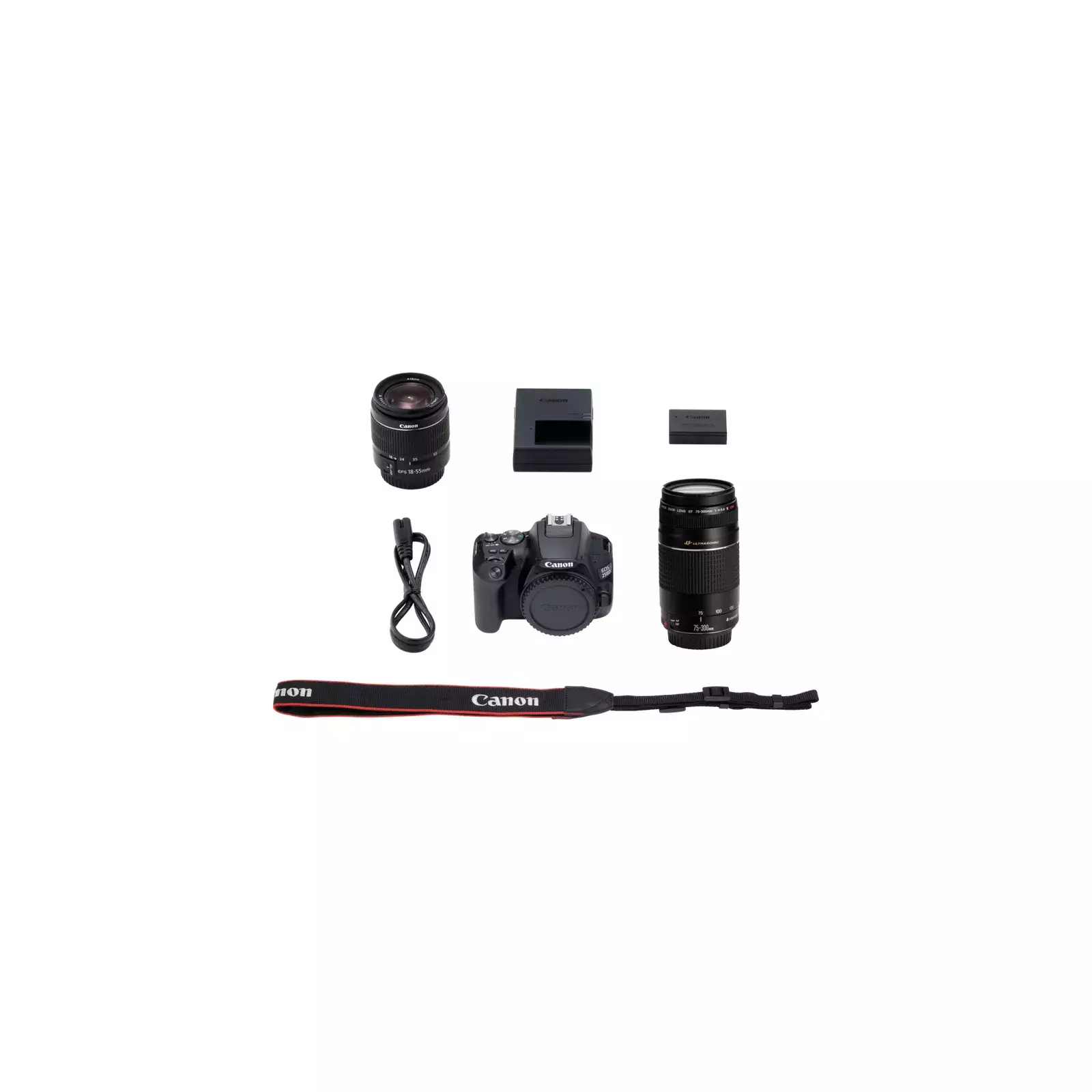 Canon EOS 250D 24.1 MP Digital SLR Camera - Black (Kit with 18-55mm  F/3.5-5.6 Lens) for sale online