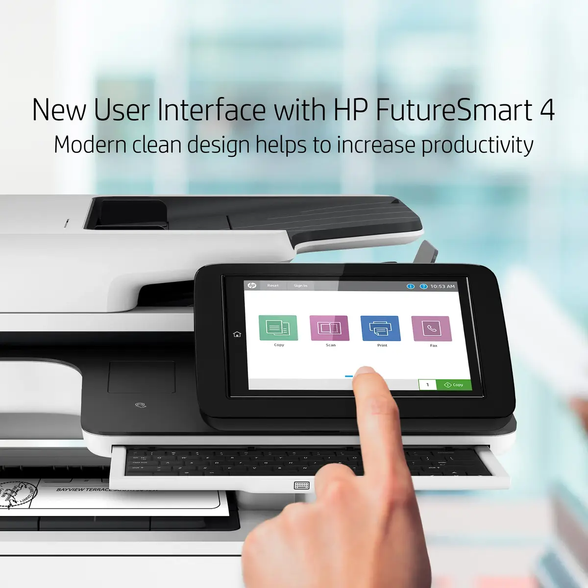 HP LaserJet Enterprise Flow MFP M528z daudzfunkciju printeris Photo 11