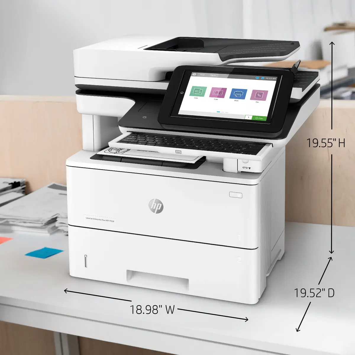 HP LaserJet Enterprise Flow MFP M528z daudzfunkciju printeris Photo 16