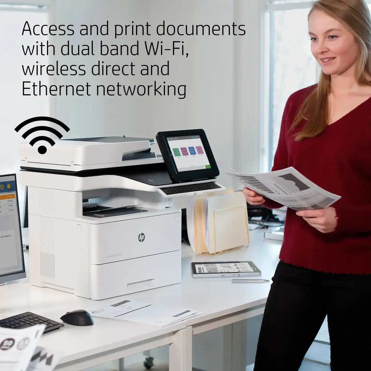 HP LaserJet Enterprise Flow MFP M528z daudzfunkciju printeris Photo 17