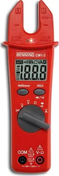 Skavu multimetrs Benning CM 1-3 digitālais