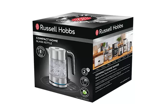 Электрический чайник Russell Hobbs 0.8 L 2200 W модель 24191-70 Photo 2