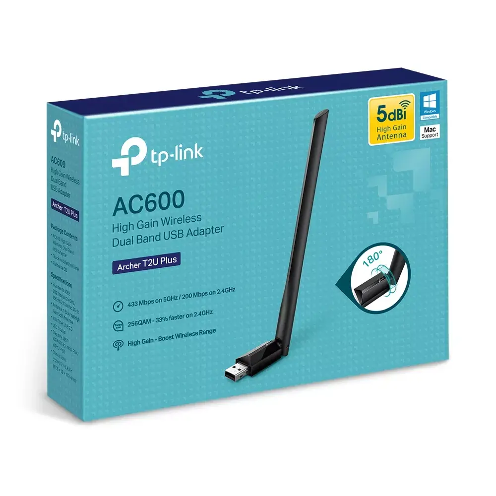 Беспроводной USB WiFi адаптер ARCHER T2U PLUS Photo 3