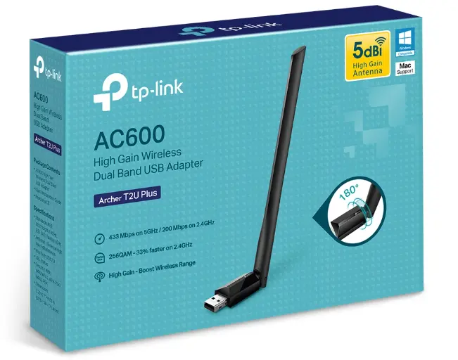 Беспроводной USB WiFi адаптер ARCHER T2U PLUS Photo 8