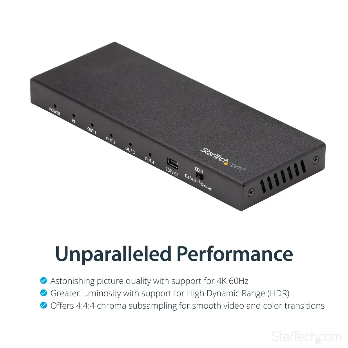 HDMI Splitter StarTech.com 4-Port HDMI Splitter 4K 60Hz Photo 8
