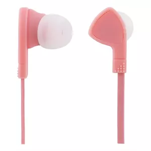 STREETZ austiņas ar mikrofonu, 3,5 mm, bez mucas, 1,2 m, rozā krāsā