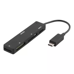 Deltaco UCR-154 card reader USB 2.0 Type-C Internal Black