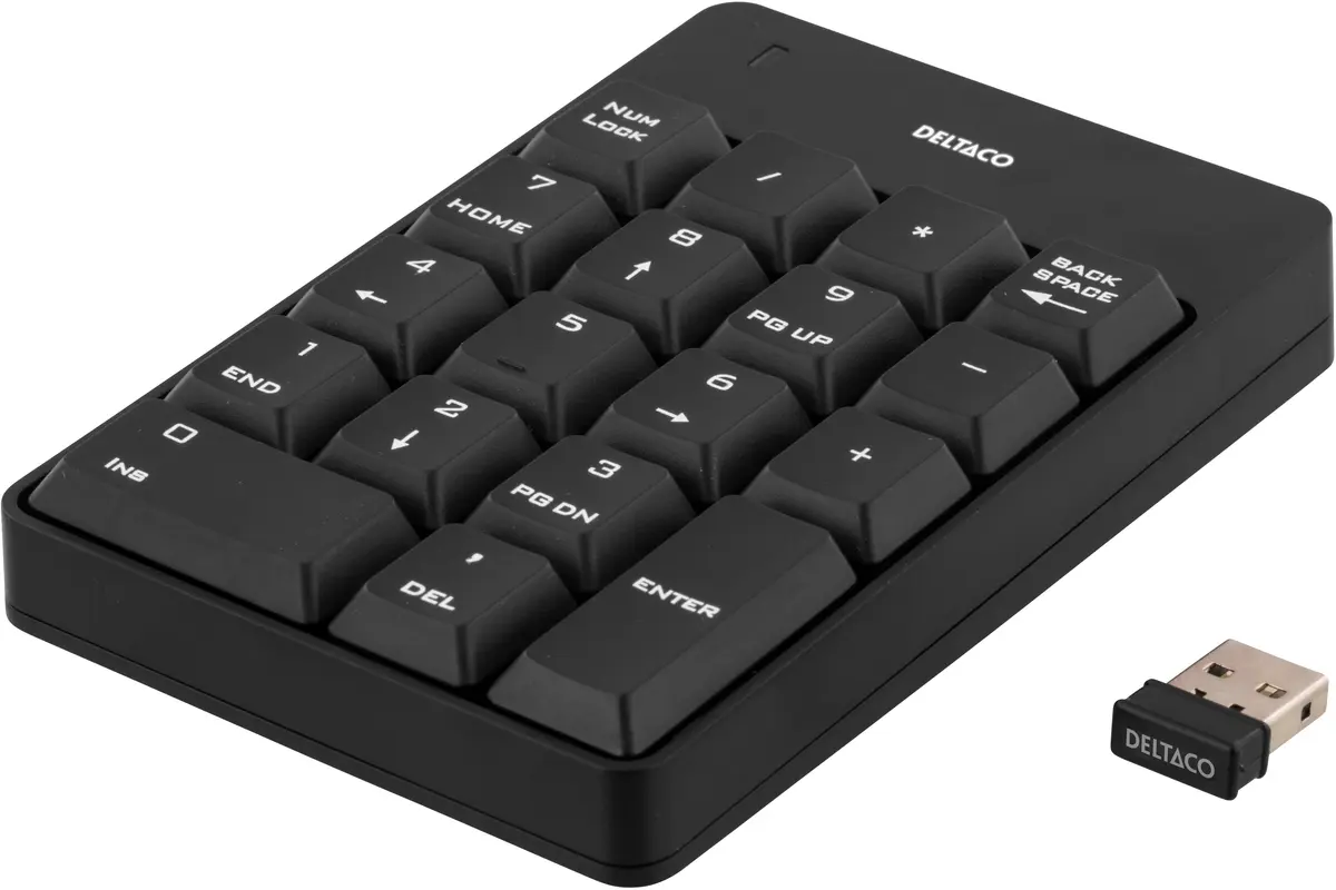 Deltaco TB-144 Universāla bezvadu ciparu tastatūra