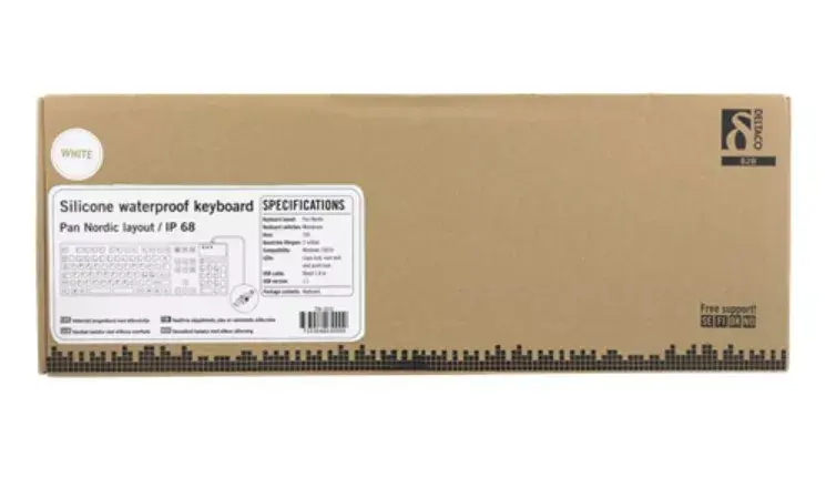 DELTACO TB-505 wired keyboard Full-size USB+PS/2 Photo 4